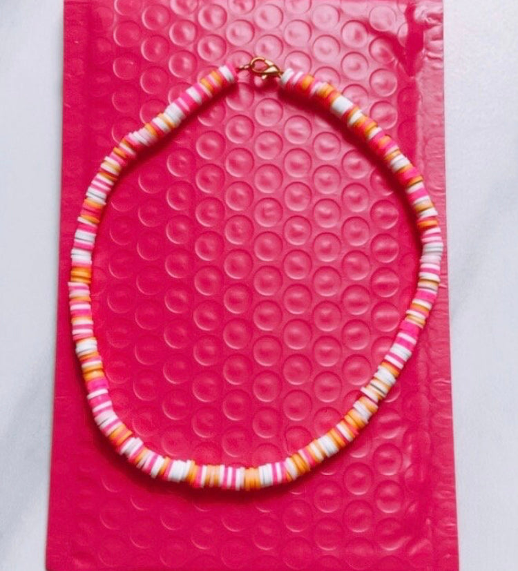 summer sunset necklace